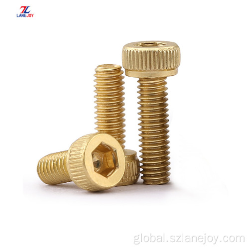 Machine Screw Brass socket head screw cylinder head bolt Manufactory